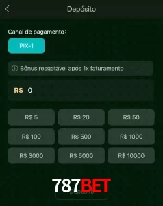 deposits 787BET